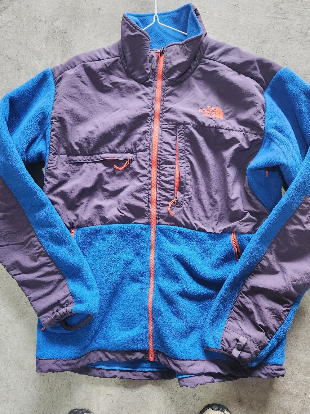 The North Face Kids Two-Tone Blue & Purple Fleece Jacket